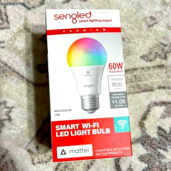Sengled LED Smart Light Bulb (A19), Multicolor, Works with Alexa, 60W Equivalent - Picture 1 of 4
